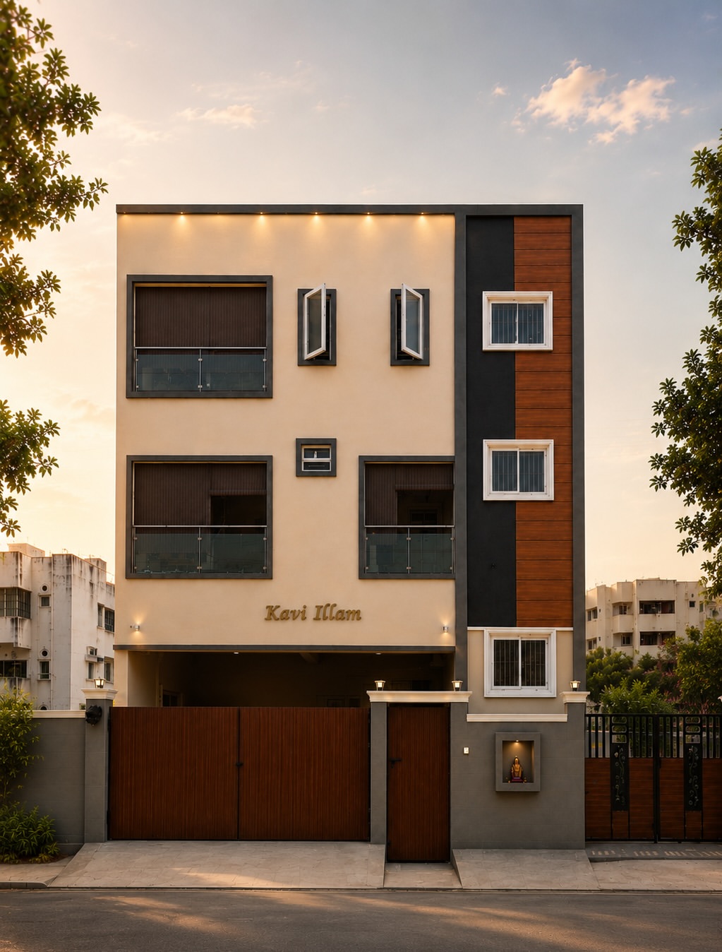 After: Kavi Illam completed, front