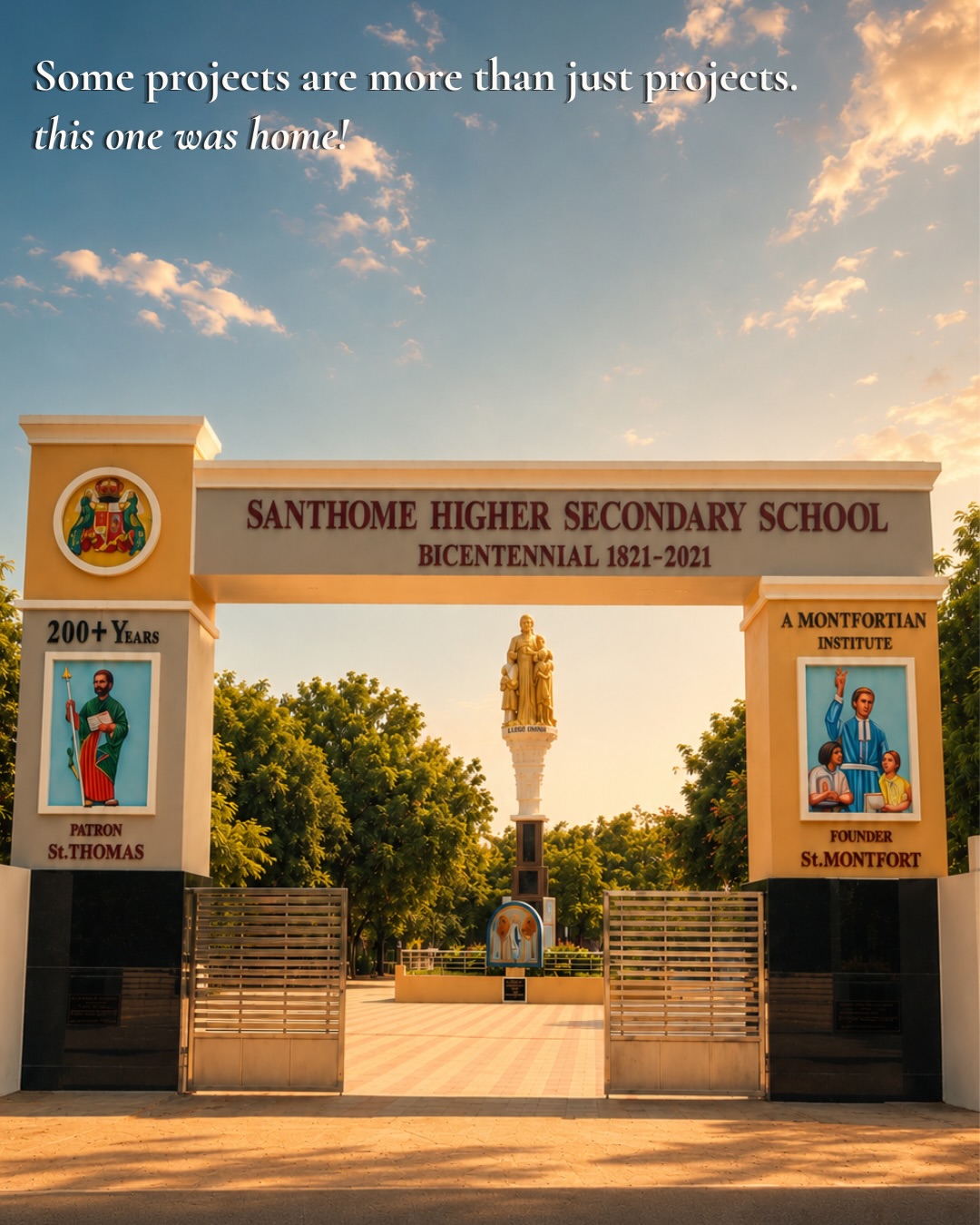 Montfort Academy entrance, Mylapore